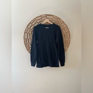 Vintage Men's Black Long Sleeve Shirt